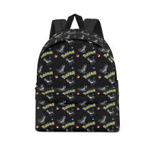 Pokemon Mightyena School Backpack Multicolor Schoolbag Rucksack - Mightyena Character Series Art