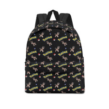 Pokemon Mudbray School Backpack Multicolor Schoolbag Rucksack - Mudbray Character Series Art