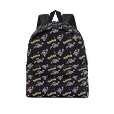 Pokemon Muk School Backpack Multicolor Schoolbag Rucksack - Muk Character Series Art