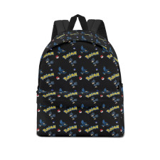 Pokemon Murkrow School Backpack Multicolor Schoolbag Rucksack - Murkrow Character Series Art