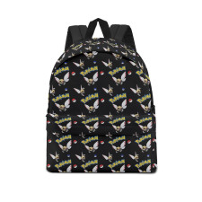 Pokemon Ninjask School Backpack Multicolor Schoolbag Rucksack - Ninjask Character Series Art