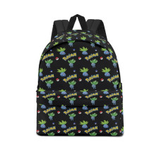 Pokemon Oddish School Backpack Multicolor Schoolbag Rucksack - Oddish Character Series Art