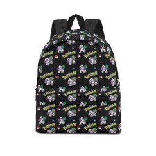 Pokemon Oranguru School Backpack Multicolor Schoolbag Rucksack - Oranguru Character Series Art