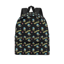 Pokemon Panpour School Backpack Multicolor Schoolbag Rucksack - Panpour Character Series Art