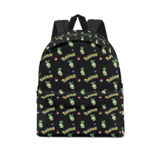 Pokemon Petilil School Backpack Multicolor Schoolbag Rucksack - Petilil Character Series Art