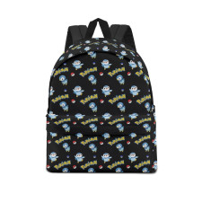 Pokemon Piplup School Backpack Multicolor Schoolbag Rucksack - Piplup Character Series Art