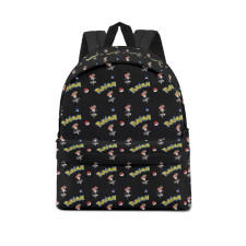 Pokemon Meloetta School Backpack Multicolor Schoolbag Rucksack - Pirouette Meloetta Character Series Art