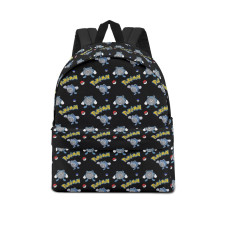 Pokemon Poliwhirl School Backpack Multicolor Schoolbag Rucksack - Poliwhirl Character Series Art