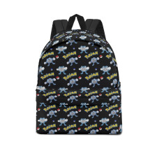 Pokemon Poliwrath School Backpack Multicolor Schoolbag Rucksack - Poliwrath Character Series Art