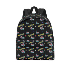 Pokemon Porygon School Backpack Multicolor Schoolbag Rucksack - Porygon Character Series Art