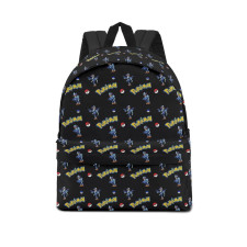 Pokemon Quaquaval School Backpack Multicolor Schoolbag Rucksack - Quaquaval Character Series Art