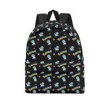 Pokemon Quaxly School Backpack Multicolor Schoolbag Rucksack - Quaxly Character Series Art
