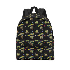 Pokemon Quilladin School Backpack Multicolor Schoolbag Rucksack - Character Series Art
