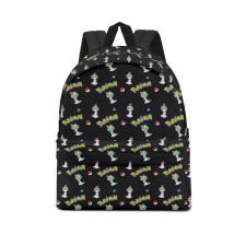 Pokemon Ralts School Backpack Multicolor Schoolbag Rucksack - Ralts Character Series Art