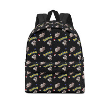 Pokemon Rockruff School Backpack Multicolor Schoolbag Rucksack - Rockruff Character Series Art