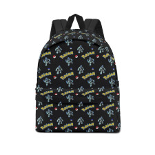 Pokemon Sawk School Backpack Multicolor Schoolbag Rucksack - Sawk Character Series Art