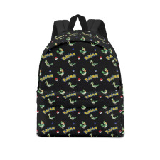 Pokemon Servine School Backpack Multicolor Schoolbag Rucksack - Servine Character Series Art
