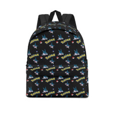 Pokemon Sharpedo School Backpack Multicolor Schoolbag Rucksack - Sharpedo Character Series Art