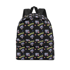 Pokemon Shellder School Backpack Multicolor Schoolbag Rucksack - Shellder Character Series Art