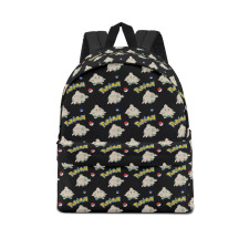 Pokemon Shroomish School Backpack Multicolor Schoolbag Rucksack - Shroomish Character Series Art