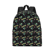 Pokemon Skiddo School Backpack Multicolor Schoolbag Rucksack - Skiddo Character Series Art