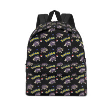 Pokemon Skuntank School Backpack Multicolor Schoolbag Rucksack - Skuntank Character Series Art