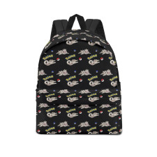 Pokemon Slakoth School Backpack Multicolor Schoolbag Rucksack - Slakoth Character Series Art