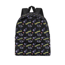 Pokemon Spectrier School Backpack Multicolor Schoolbag Rucksack - Spectrier Character Series Art