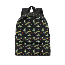 Pokemon Squawkabilly School Backpack Multicolor Schoolbag Rucksack - Blue Plumage Squawkabilly Character Series Art