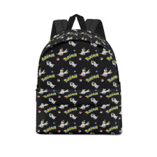 Pokemon Squawkabilly School Backpack Multicolor Schoolbag Rucksack - Yellow Plumage Squawkabill Character Series Art