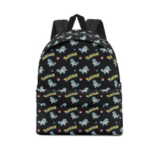 Pokemon Squirtle School Backpack Multicolor Schoolbag Rucksack - Squirtle Character Series Art