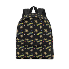 Pokemon Staryu School Backpack Multicolor Schoolbag Rucksack - Staryu Character Series Art