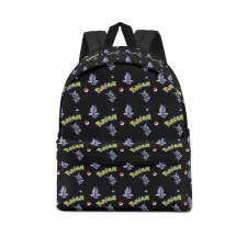 Pokemon Tapu Fini School Backpack Multicolor Schoolbag Rucksack - Tapu Fini Character Series Art