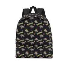 Pokemon Terrakion School Backpack Multicolor Schoolbag Rucksack - Terrakion Character Series Art