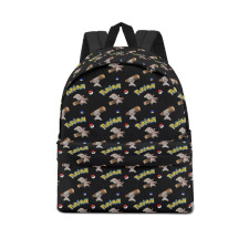 Pokemon Timburr School Backpack Multicolor Schoolbag Rucksack - Timburr Character Series Art