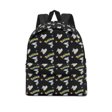 Pokemon School Backpack Multicolor Schoolbag Rucksack - Togepi Togetic Togekiss Evolution Cartoon Art Series