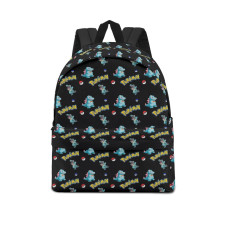 Pokemon Totodile School Backpack Multicolor Schoolbag Rucksack - Totodile Character Series Art