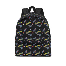 Pokemon Toxicroak School Backpack Multicolor Schoolbag Rucksack - Toxicroak Character Series Art