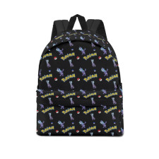 Pokemon Toxtricity School Backpack Multicolor Schoolbag Rucksack - Toxtricity Low Key Character Series Art