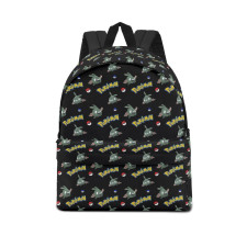 Pokemon Trubbish School Backpack Multicolor Schoolbag Rucksack - Trubbish Character Series Art