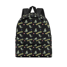 Pokemon Tyranitar School Backpack Multicolor Schoolbag Rucksack - Tyranitar Character Series Art