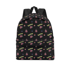 Pokemon Venipede School Backpack Multicolor Schoolbag Rucksack - Venipede Character Series Art