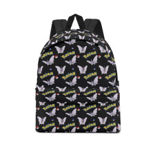 Pokemon Venomoth School Backpack Multicolor Schoolbag Rucksack - Venomoth Character Series Art