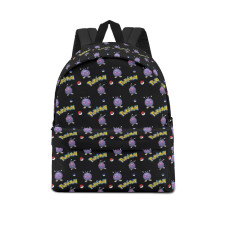 Pokemon Venonat School Backpack Multicolor Schoolbag Rucksack - Venonat Character Series Art