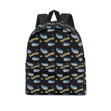 Pokemon Wailord School Backpack Multicolor Schoolbag Rucksack - Wailord Character Series Art