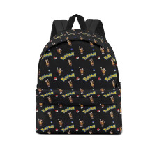 Pokemon Watchog School Backpack Multicolor Schoolbag Rucksack - Watchog Character Series Art