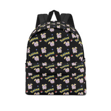Pokemon Whismur School Backpack Multicolor Schoolbag Rucksack - Whismur Character Series Art