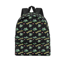Pokemon Basculin School Backpack Multicolor Schoolbag Rucksack - White Striped Basculin Character Series Art