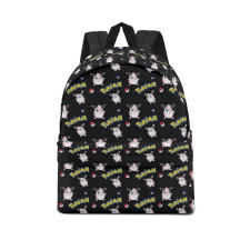 Pokemon Wigglytuff School Backpack Multicolor Schoolbag Rucksack - Wigglytuff Character Series Art