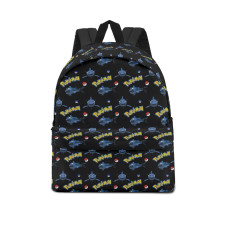 Pokemon Wishiwashi School Backpack Multicolor Schoolbag Rucksack - Wishiwashi School Character Series Art